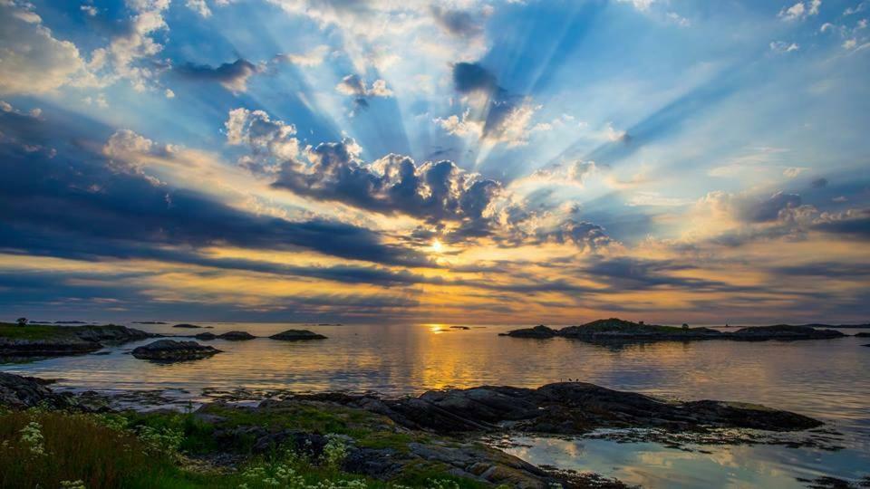 Leite Gard Near Atlantic Road In Hustadvika Lyngstad Dış mekan fotoğraf